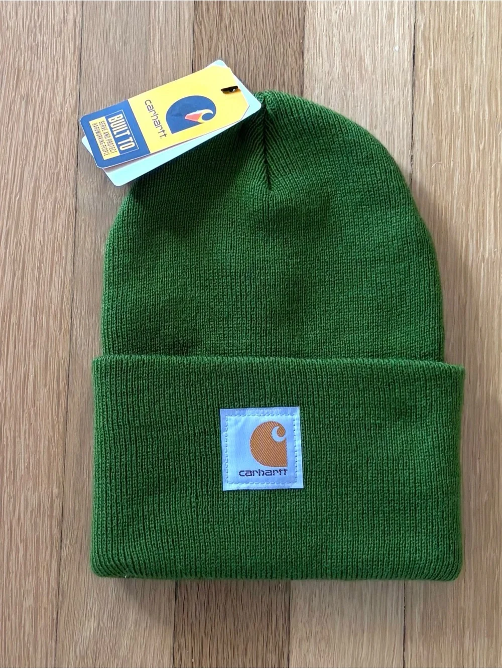 Carhartt A18 Knit Beanie Cuffed Hat Mens One Size Arborvitae Green G99 Rare NWT